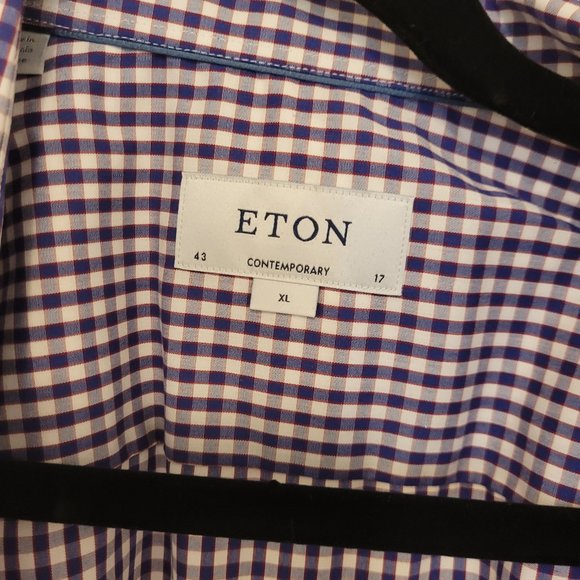 Eton Men's Shirt 17" Contemprary fit - Picture 4 of 4